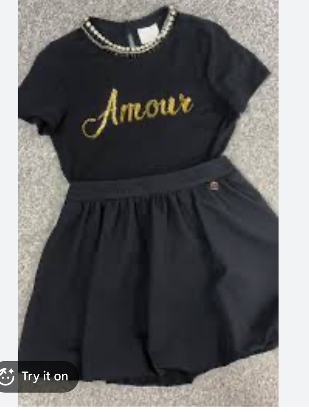 cinq a sept Black Embellished Top